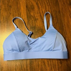 knix Light Blue Swim Bralette Top